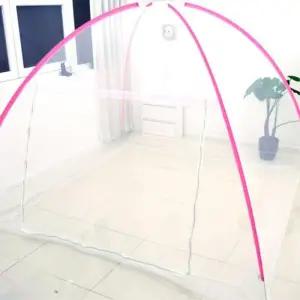 [마이모노샵][마이모노샵] 여름철 해충방지 원터치 모기장 240X240 핑크 방충망 (16722058)