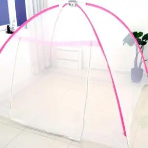 [마이모노샵][마이모노샵] 여름철 해충방지 원터치 모기장 180X200 핑크 방충망 (16722056)