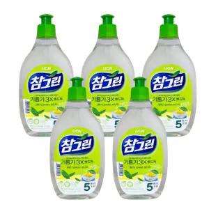 참그린 레몬 녹차 뽀드득 어드밴스 500g 5개