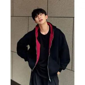 토르 가을 남친 빳빳후드티 핏 쇼트 맨투맨 OPH3