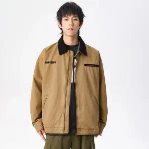 픽호샵 남사친 빈티지 가을 아웃도어 칼라 상의 마운틴 디트로이트 재킷 미조 키작남 워싱 야상사파리 꾹3