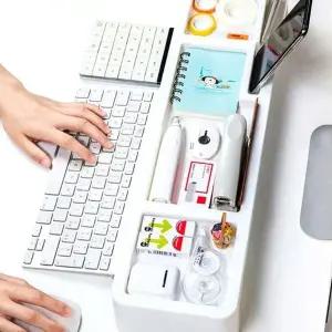 [하프클럽/셀러허브]데스크오거나이저 회사 사무실 책장 정리대 화이트