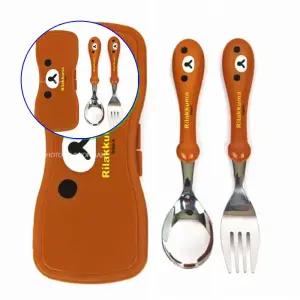 쌍문상회 아동식기 스푼포크세트 어린이집선물 뉴 리락쿠마