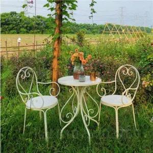 야외테이블 철제 정원 벤치 테라스 테이블 야외