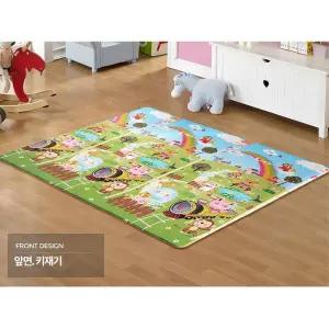 아기방 놀이방 거실 푹신한 양면매트 초특대 어린이 유아용 셀프시공