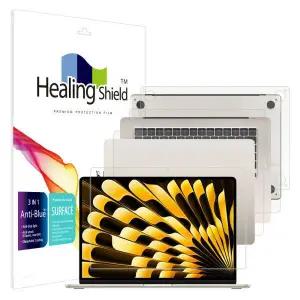 /힐링쉴드 맥북에어15 M4 M5 블루라이트차단 필름1매 외부3종