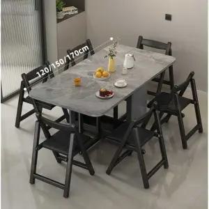 접이식 식탁 확장형 원형 이동식 의자 사각 엔틱