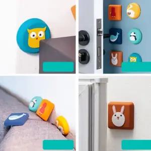 주차 문콕방지 6종 범퍼 보호 캐릭터 스티커 도어 가드 패드