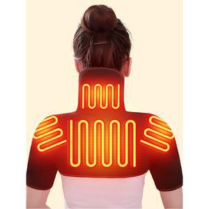 목찜질기 어깨 목도리 패드 근 그레이 허리 LED 케어 휴대용 목어깨 온열