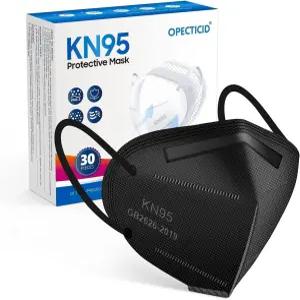 오펙틱디 KN95 마스크 컵 통기성 5겹 필터 효율 95 일회용 인증 얼굴