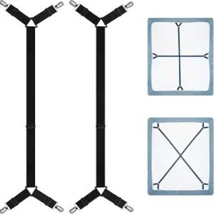 레이투어 시트 키퍼 스트랩 침대 홀더 코너 스테이 서스펜션 클립 장착 가터스 패스너 매트리스 클램프