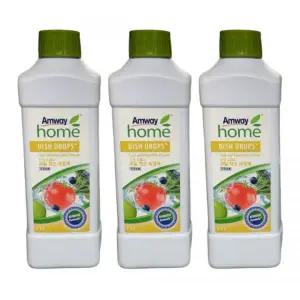 암웨이 주방세제 디쉬 드랍스 과일 채소 세정제 1L 3개