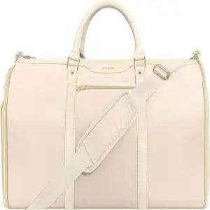 궁극의 3-in-1 의류 더플백 - 주름 없는 넉넉한 50L 용량 방수 기능 출장 및 주말 휴가에 이상적 (베이지)