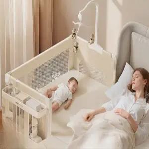 더류현 침대 연결 다기능 아기침대 접이식 이동식 대형 휴대용 침대