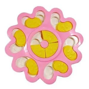 [하프클럽/셀러허브(펫)]강아지 간식 장난감 노즈 워크 후각 놀이 토이 핑크