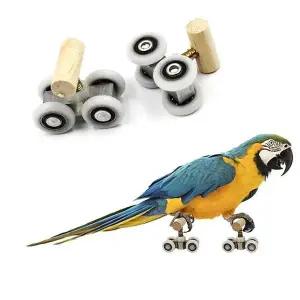 [하프클럽/셀러허브(펫)]롤러스케이트 앵무새장난감 앵무새