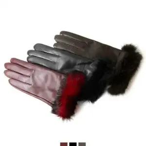양가죽 토끼털 여성장갑 여자장갑 겨울장갑 기모안감장갑