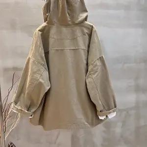 루타꽁몰 면 가을 캐주얼 여자 야구 잠바 워싱 솔리드 후드 숏 코트 긴팔 HO3