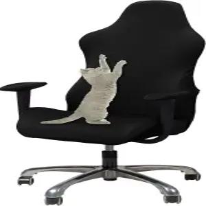 가죽 컴퓨터 리클라이닝 레이싱 러플드 게이머 의자 보호대용 WOMACO 게이밍 슬립커버 스트레치 시트