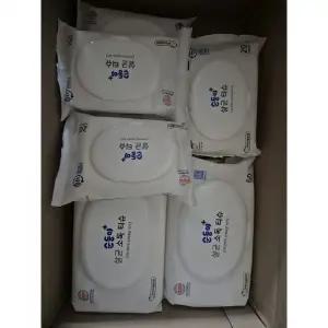 (혼합구성) 순둥이 생분해물티슈 살균티슈 캡형 60매 2팩+휴대 캡형 20매 6팩