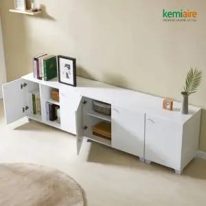 케미에르 루시드 LPM 하이글로시 2100 거실수납장세트 KMR-179