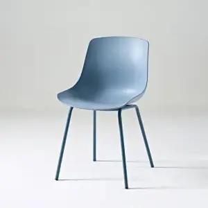 슬림 식탁의자 블루