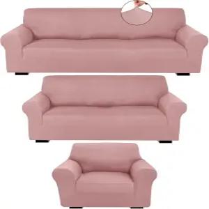 소파용 소파 가구 커버용 페리이터 3종 슬립커버 세트 러브시트 팔걸이 의자 폼 핏 스트레치 주름 없음