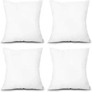 에도우 던지기 베개 삽입물 가벼운 부드러운 폴리에스터 다운 대체 장식 가짜 스터퍼 세탁기 세탁 가능