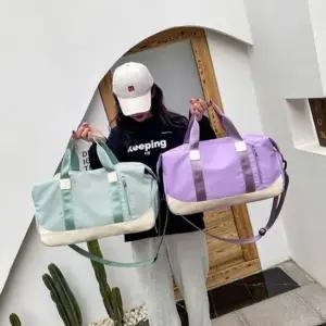 (스타일하우스)여행가방 보스턴백 캐리어 파스텔컬러 신발수납분