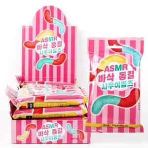 12개입 사우어웜즈 어린이선물 동결건조젤리 대용량젤리