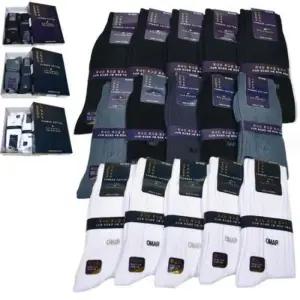 ()오마샤리프 고급 산면 무지 링크스 신사 장목 양말 양말섟세