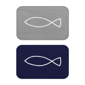 모노피쉬퀼트 순면 미끄럼방지발매트 욕실매트 화장실