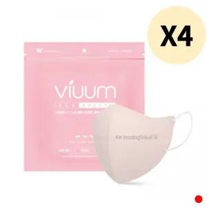 비움 에코브리즈 KF94 마스크 대형 핑크 새부리 100매