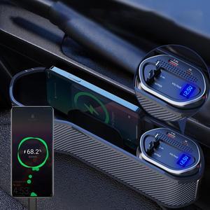 [호환품]범용 카시트 갭 정리함 컵 거치대 자동 콘솔 사이드 포켓 무선 충전 IOS C타입 개폐식 케이블