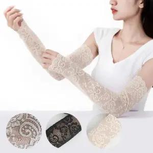 레이스토시 올 레이스 팔토시 쿨토시 운전 손등 보호 햇빛 차단