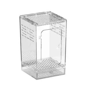 도마뱀용품 폴리카보네이트 테라리움 도마뱀 사육용 하우스 20x20x30cm 파충류 서식지