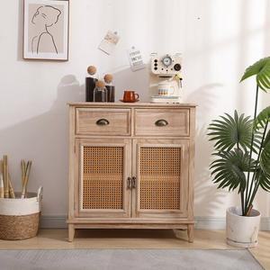 라탄 서랍장 수납장 거실 앤틱 슬림형 간이 콤비네이션 수건함 앤티크 북유럽 등나무 화이트