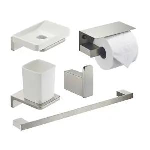 욕실 용품 제네시스 사틴 욕실 액세서리 5종 세트