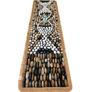 가정용 돌매트 러그 마사지 복도주차장 흡수성 엠보싱