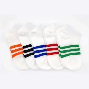 스트라이프 포인트 아동 캐주얼 양말 5켤레 묶음 유아 어린이 사계절 스포츠 가을 겨울
