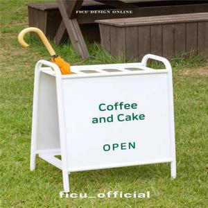 A형 철제 입간판 안내판 맞춤 제작 1개 진열대 메뉴판 매장 우산꽂이 스탠드형 컬러