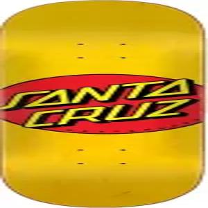 산타 크루즈 8.8인치 x 31.95인치 스케이트보드 데크 - 비명을 지르는 손