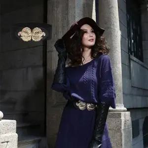 장식허리띠 여성 와이드 밴딩 벨트 허리띠 패션 고무줄 스판벨트