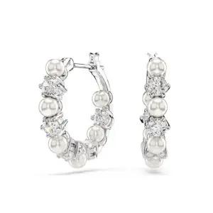 스와로브스키 귀걸이 Matrix 진주 후프 링 5709256