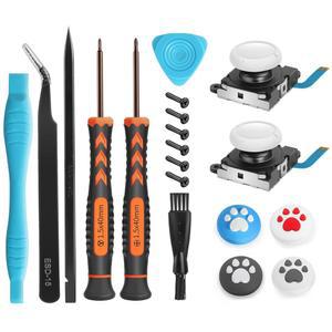 스위치 라이트 u2013 19 in 1 OEM 아날로그 스틱 썸스틱 부품 수리 도구 키트 액세서리, Y00 트리윙 드라이