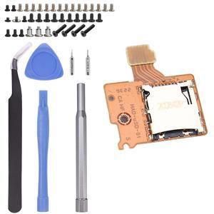 닌텐도 스위치 HAC-SD-01용 Ikpek 1팩 마이크로 SD 카드 리더 교체, NS 콘솔용 TF 메모리 슬롯 소켓 보드