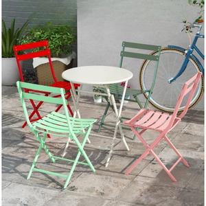 야외 철제 테이블 파라솔 사각 캠핑 평상 팬션 모던 4color 휴대용 세트