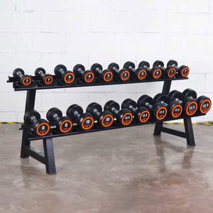 덤벨 아령 정리대 거치대 길이조절 정리 홀더 조절 철제 단일상품 소품 원판 아령정리대