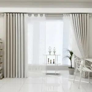 [지나송]베타니 암막커튼+코디커튼+커튼봉 (슈퍼특대형)