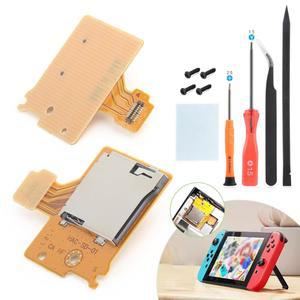 닌텐도 스위치용 마이크로 SD 카드 리더 NS 메모리 슬롯 소켓 HAC-SD-01 보드 교체 콘솔 액세서리 부품 및